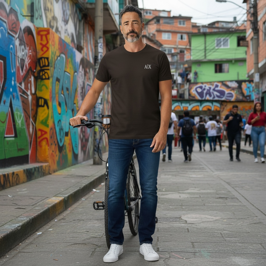 Camiseta Armani Negro