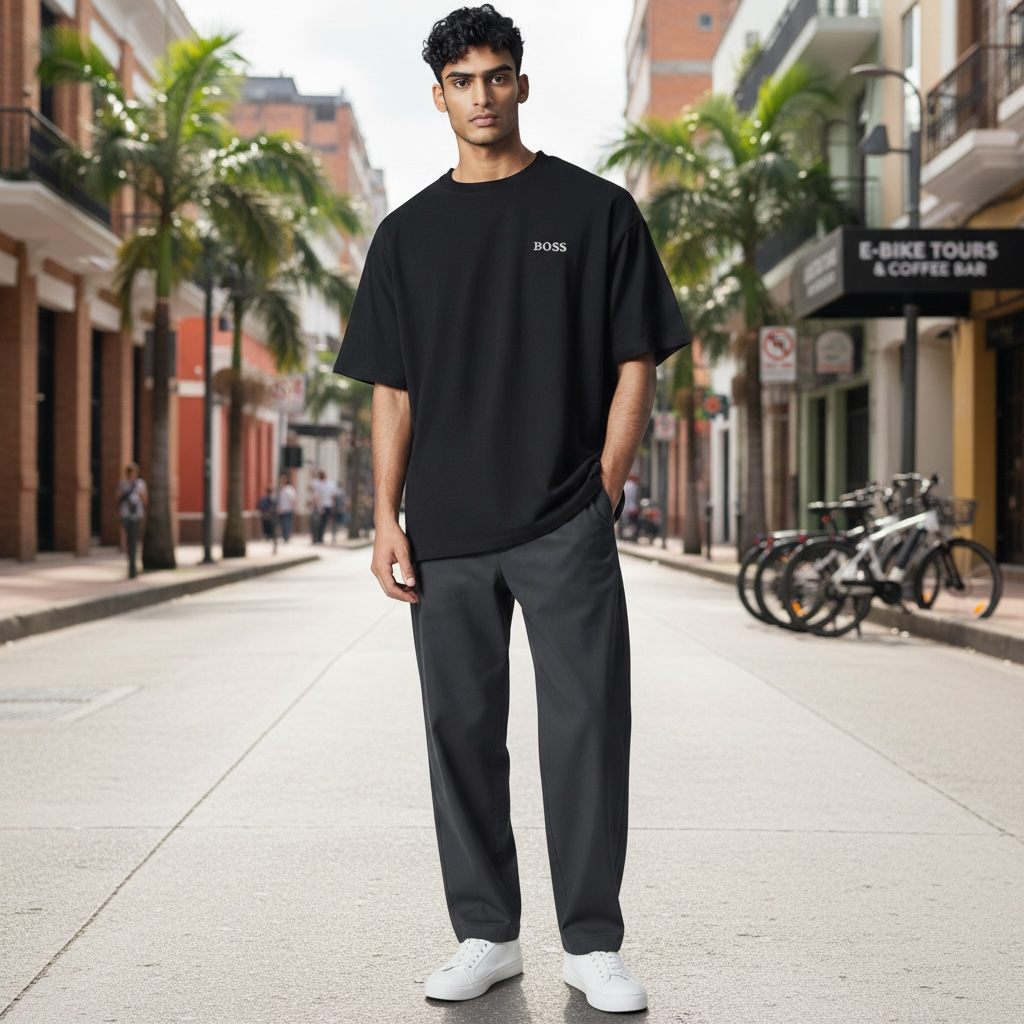 Camiseta Boss Negro
