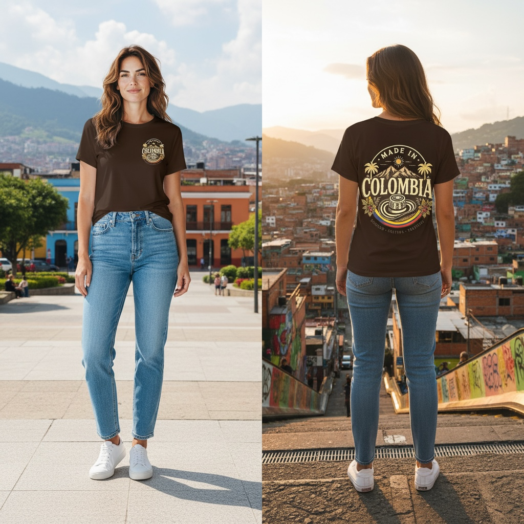Sello Colombia — Dama