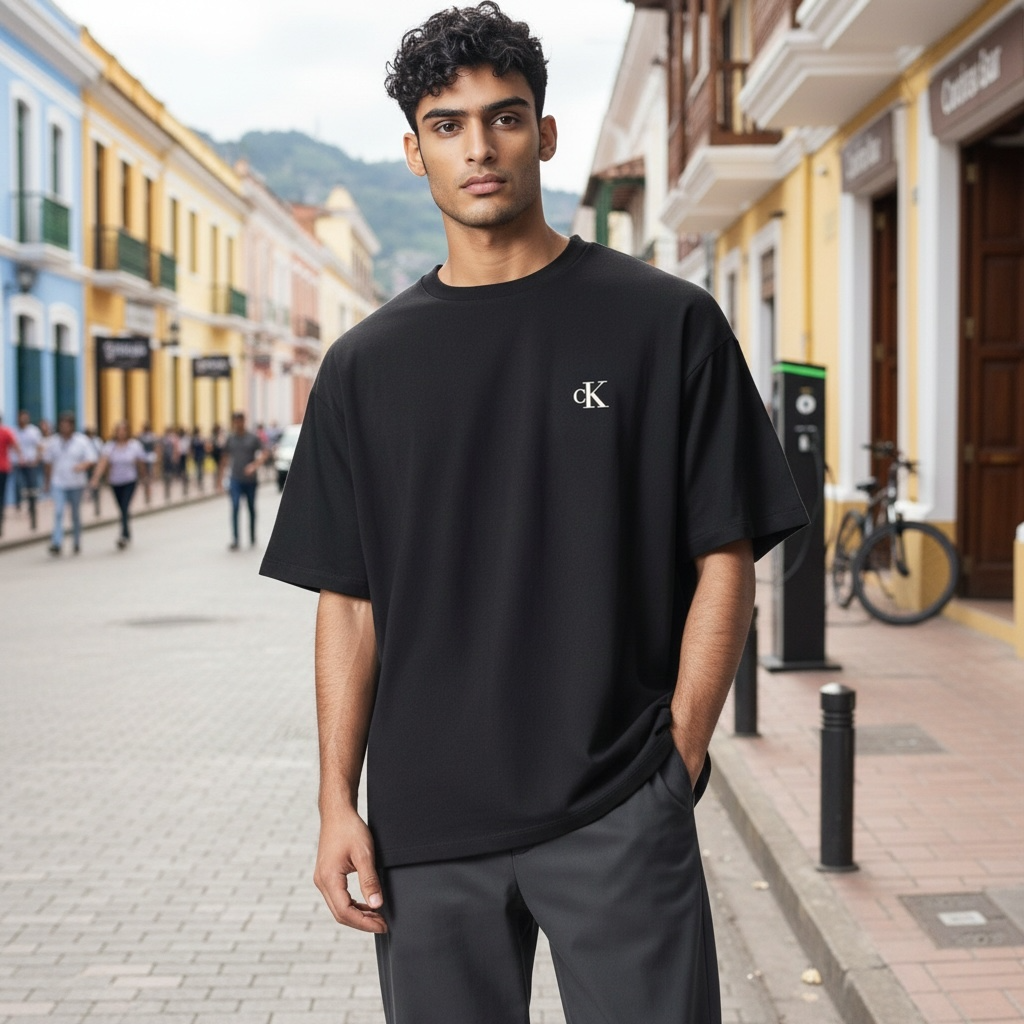 Camiseta Calvin Klein Negro