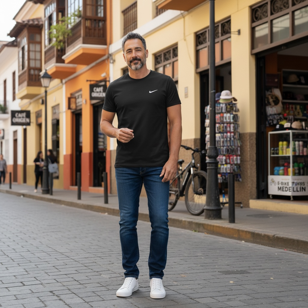 Camiseta Nike Negro