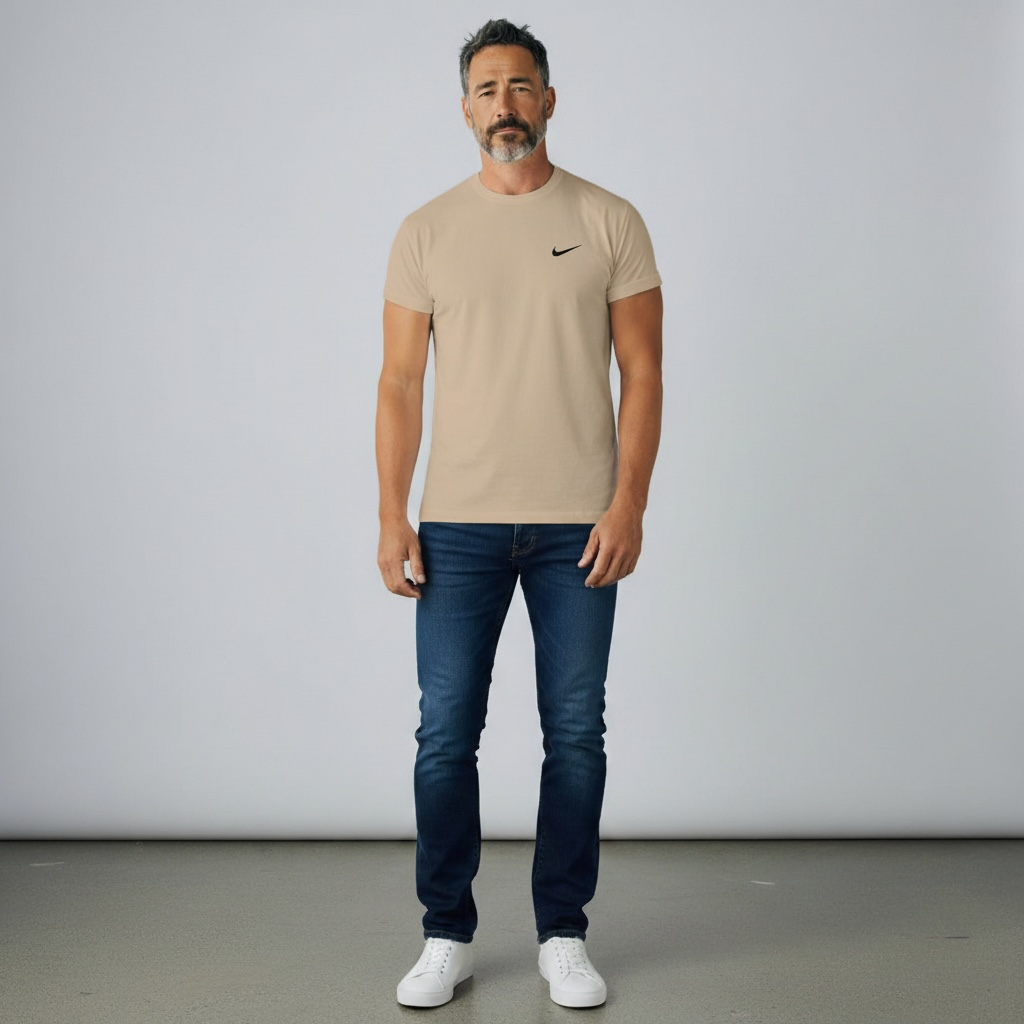 Camiseta Nike Beige